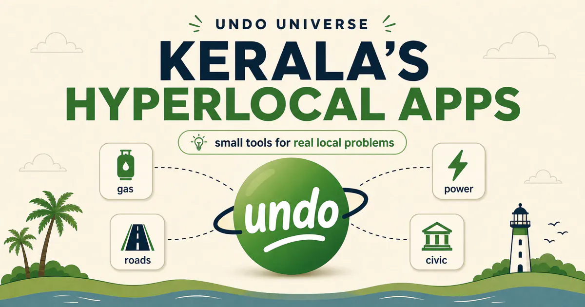 Undo Universe: Kerala’s New Wave of Hyperlocal Apps